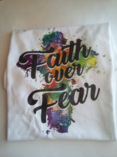 Load image into Gallery viewer, Faith Over Fear Color Splash
